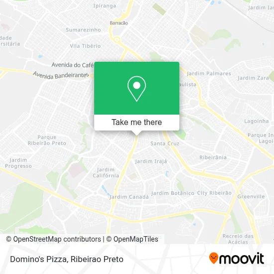 Domino's Pizza map