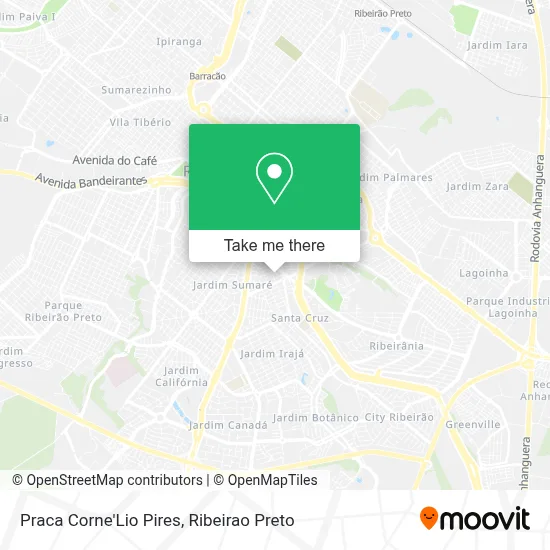 Praca Corne'Lio Pires map