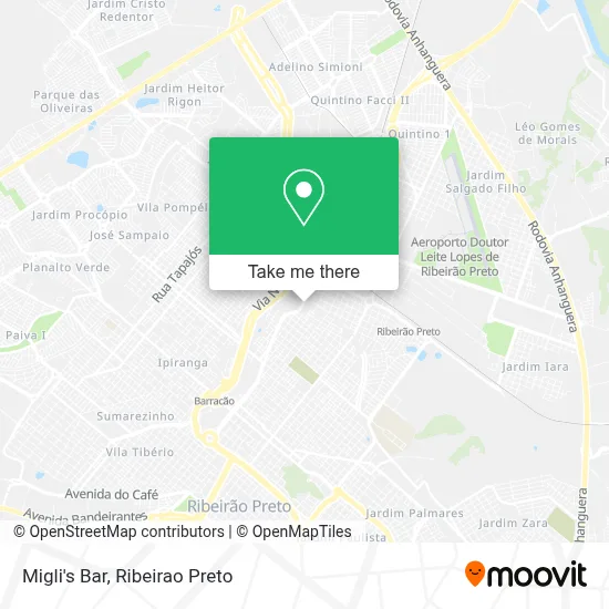 Migli's Bar map