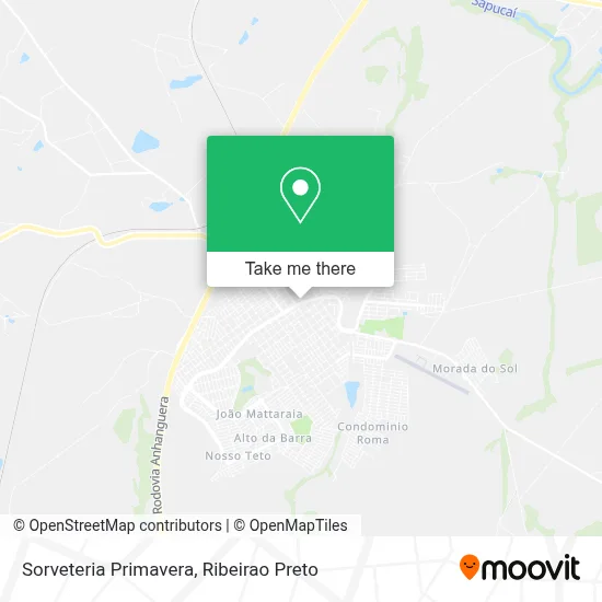 Sorveteria Primavera map