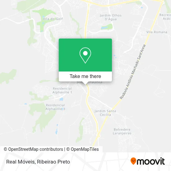 Real Móveis map