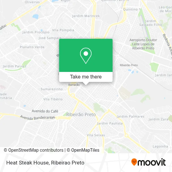 Heat Steak House map