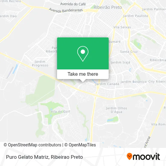 Puro Gelato Matriz map