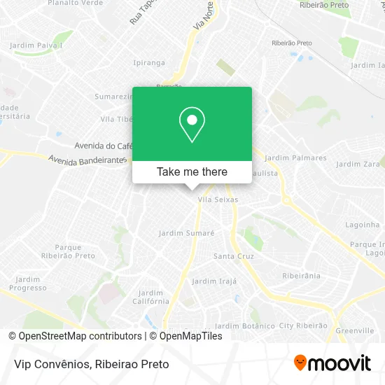 Vip Convênios map
