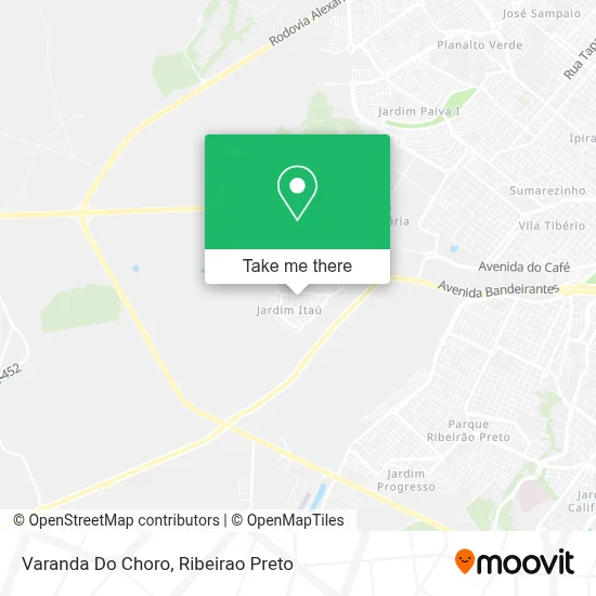 Varanda Do Choro map