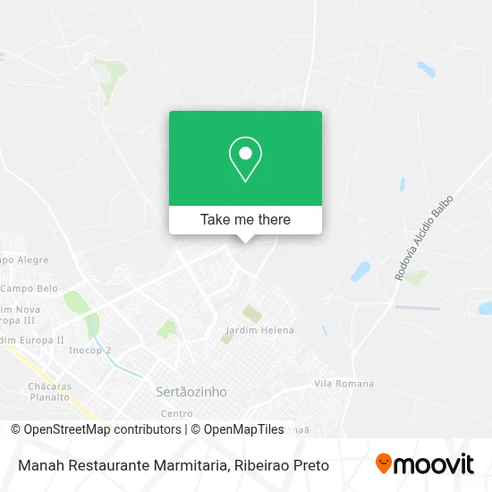 Manah Restaurante Marmitaria map