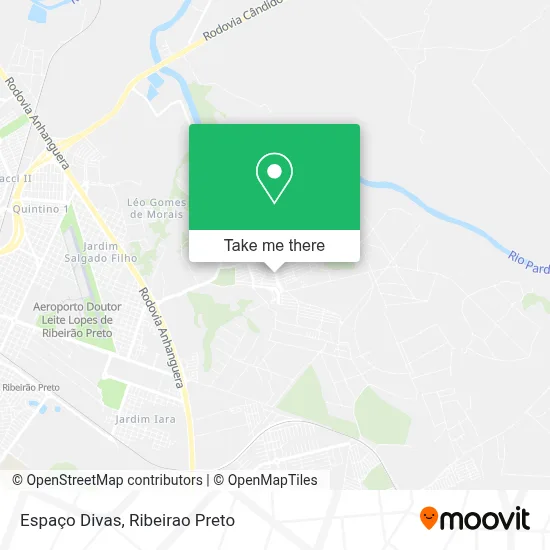 Espaço Divas map