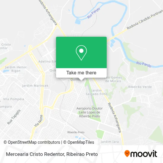 Mercearia Cristo Redentor map