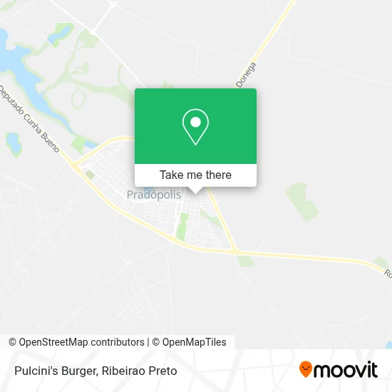 Pulcini's Burger map