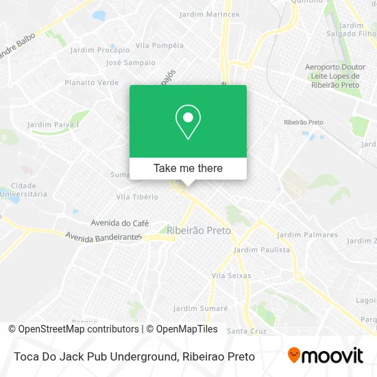 Toca Do Jack Pub Underground map
