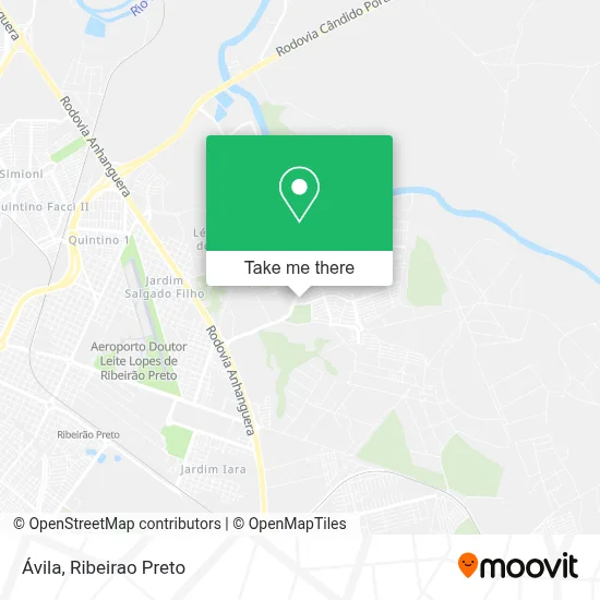 Ávila map
