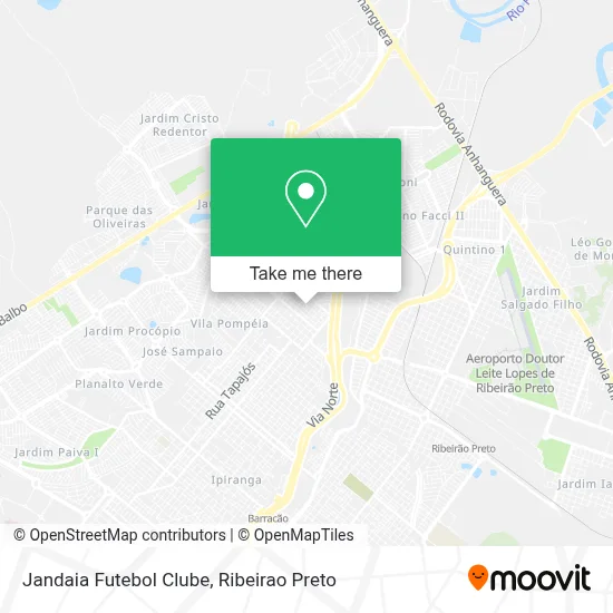 Jandaia Futebol Clube map