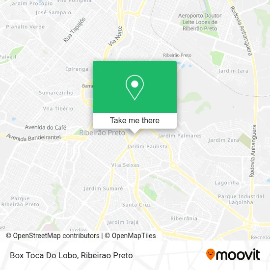 Box Toca Do Lobo map