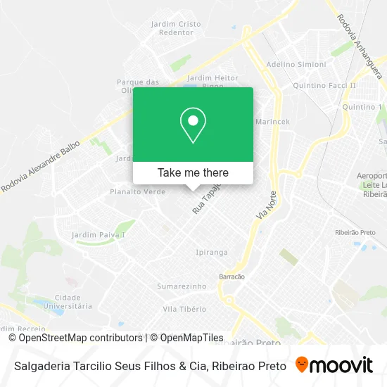 Salgaderia Tarcilio Seus Filhos & Cia map