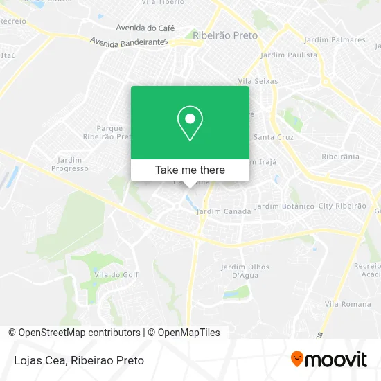 Lojas Cea map