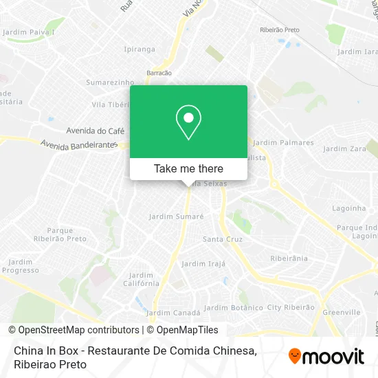 China In Box - Restaurante De Comida Chinesa map