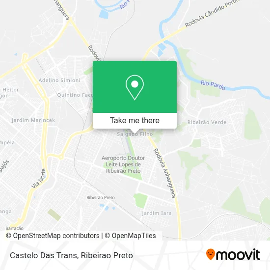 Castelo Das Trans map