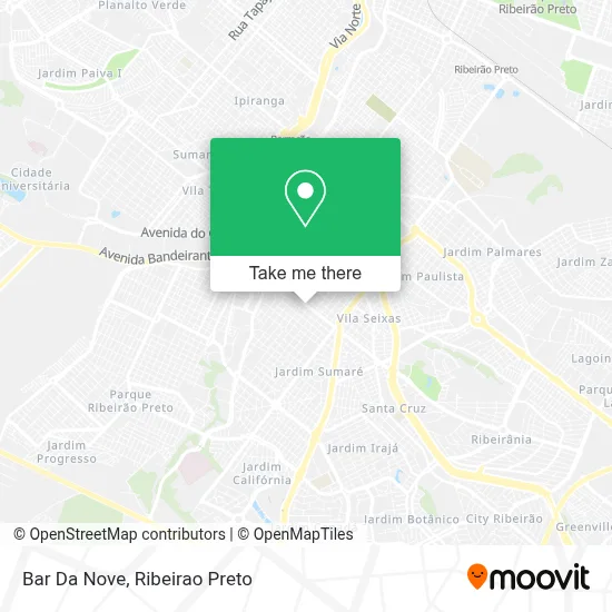 Bar Da Nove map