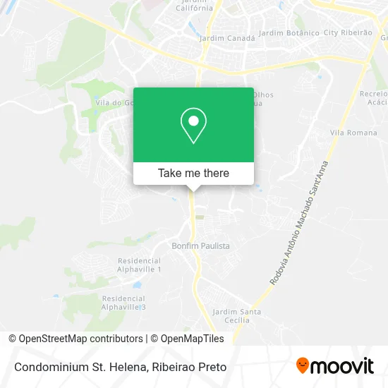 Condominium St. Helena map