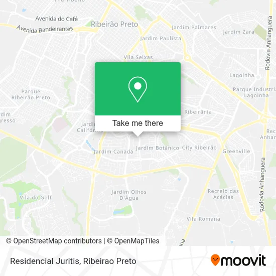 Residencial Juritis map