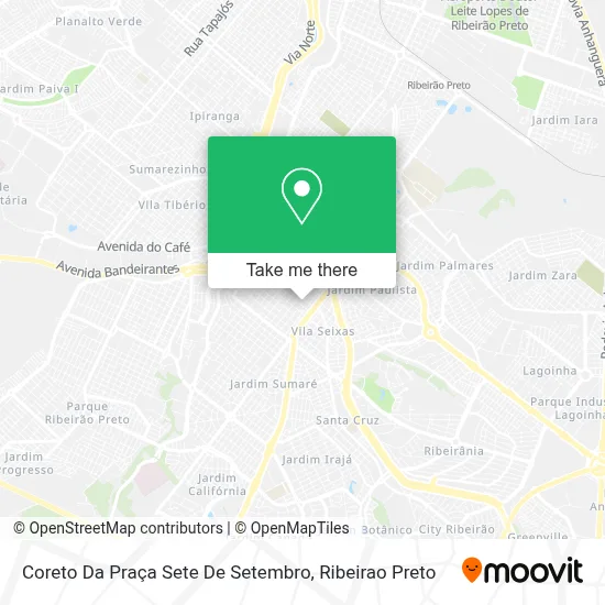 Coreto Da Praça Sete De Setembro map