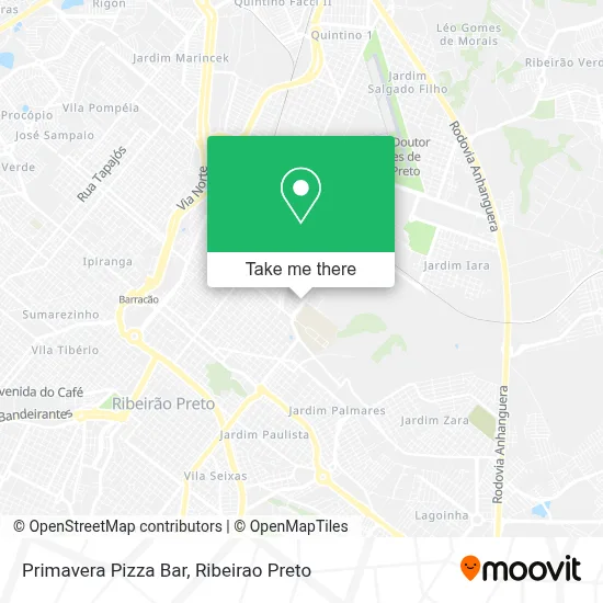 Primavera Pizza Bar map