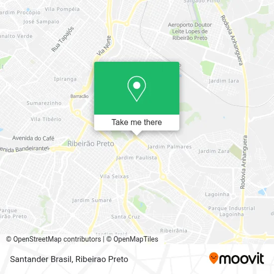 Santander Brasil map