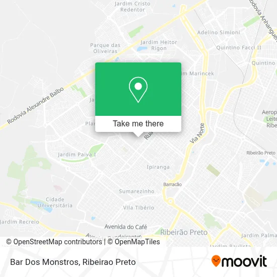 Bar Dos Monstros map