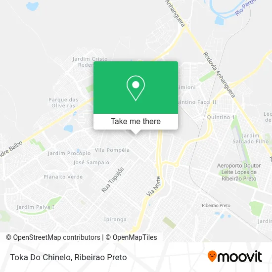 Toka Do Chinelo map