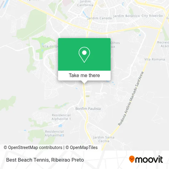 Best Beach Tennis map