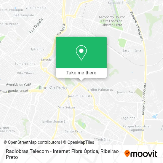 Radiobras Telecom - Internet Fibra Óptica map