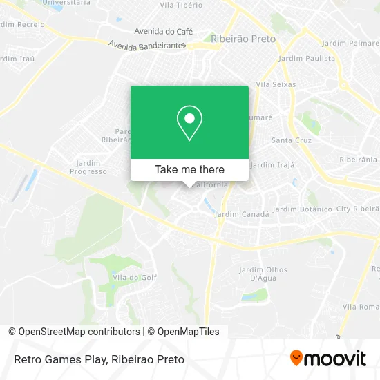 Retro Games Play map
