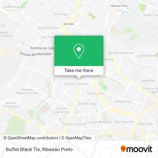 Buffet Black Tie map