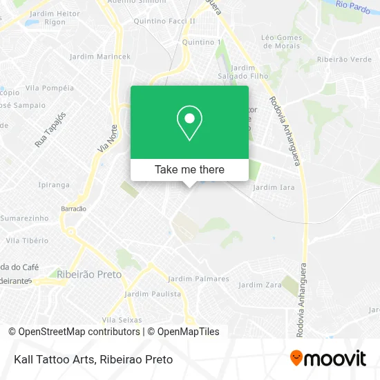 Kall Tattoo Arts map
