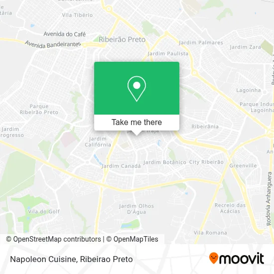 Napoleon Cuisine map