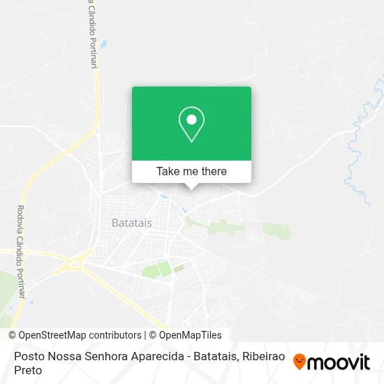 Posto Nossa Senhora Aparecida - Batatais map