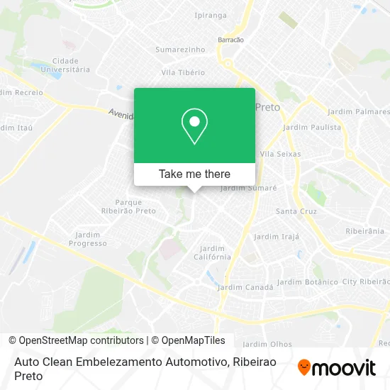 Auto Clean Embelezamento Automotivo map