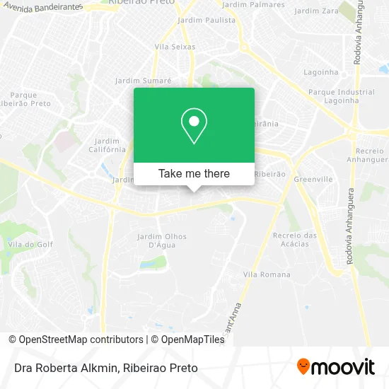 Dra Roberta Alkmin map