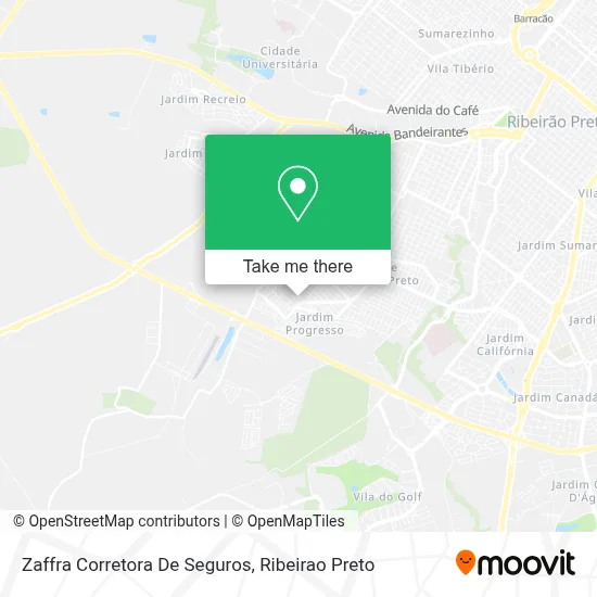 Zaffra Corretora De Seguros map