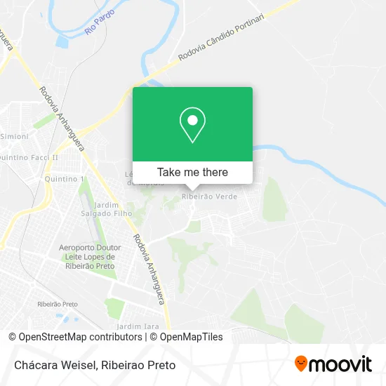 Chácara Weisel map