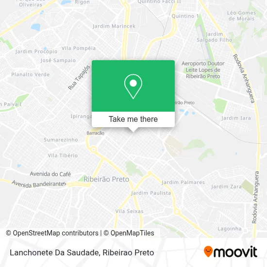 Lanchonete Da Saudade map