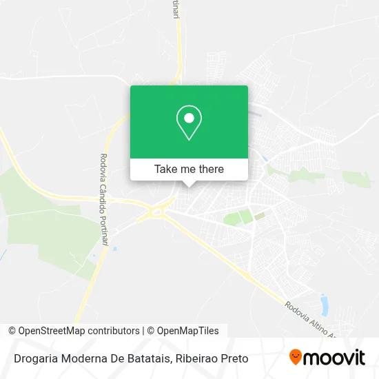 Drogaria Moderna De Batatais map