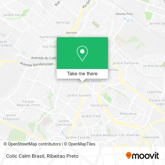 Colic Calm Brasil map