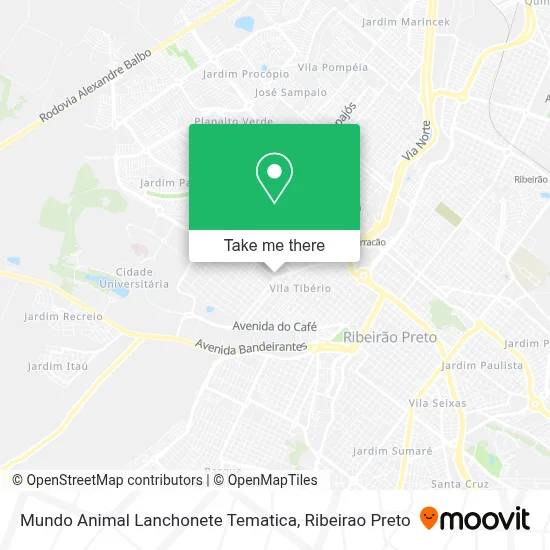 Mundo Animal Lanchonete Tematica map