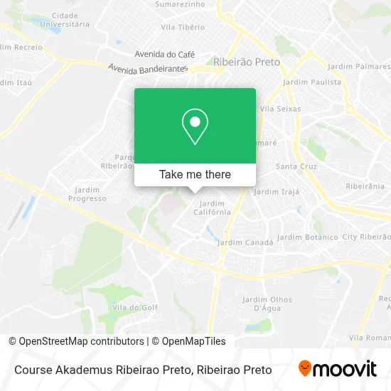 Course Akademus Ribeirao Preto map