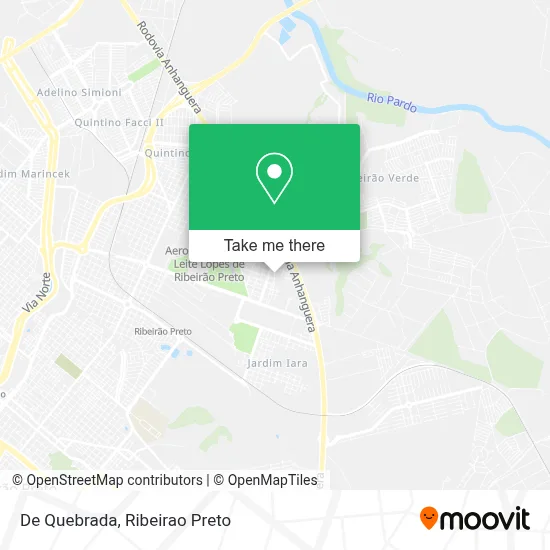 De Quebrada map