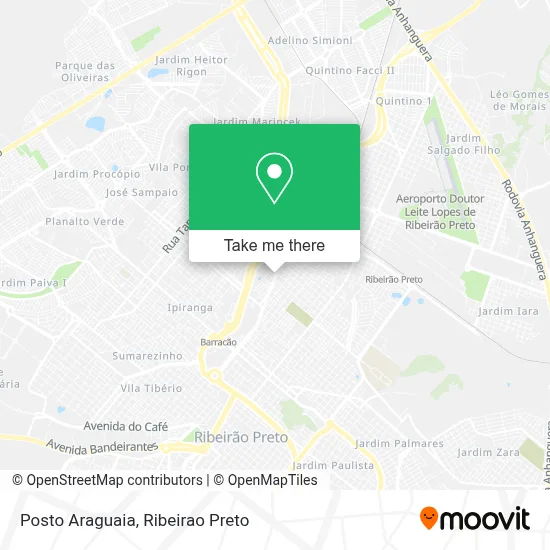 Posto Araguaia map