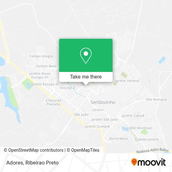 Adores map