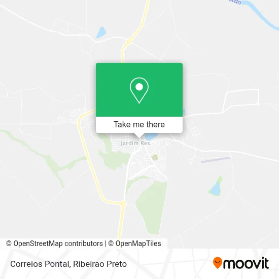 Correios Pontal map