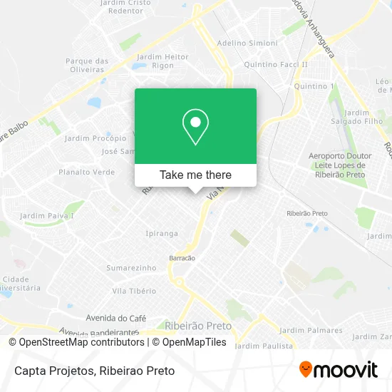 Capta Projetos map
